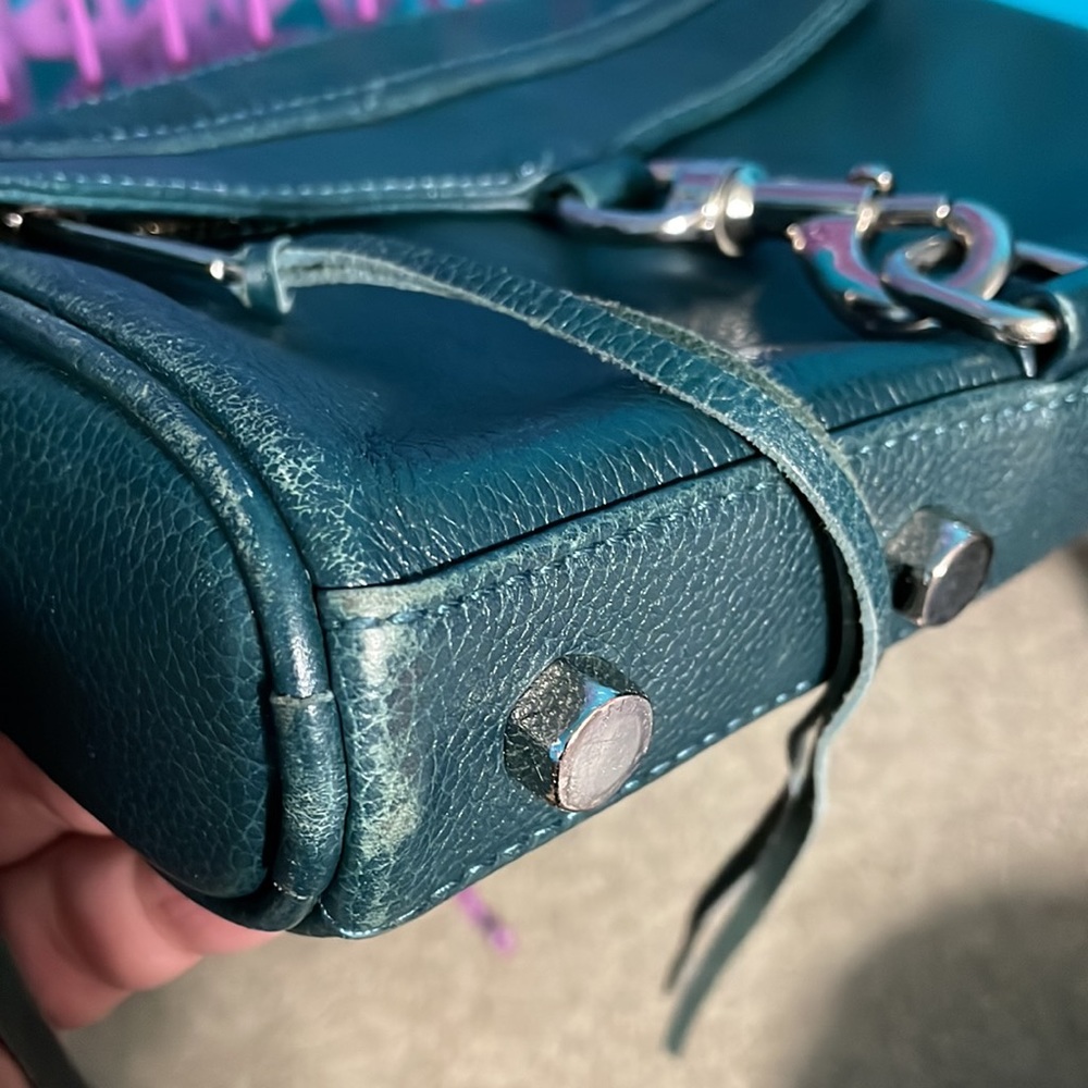 Mini M.A.C. Green Leather Crossbody Bag by Rebecca Minkoff - Picture 4 of 10